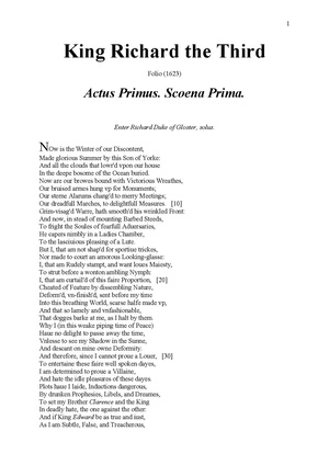 Shakespeare King Richard the Third Folio 1623.pdf
